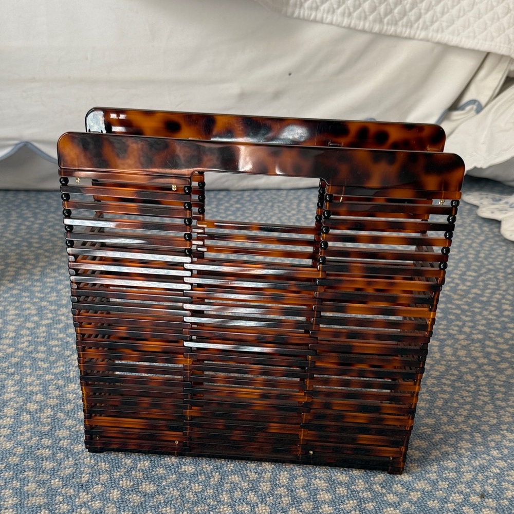 Tortoiseshell Acrylic Handbag
